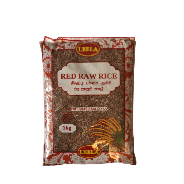 Leela Red Raw Rice - 1kg