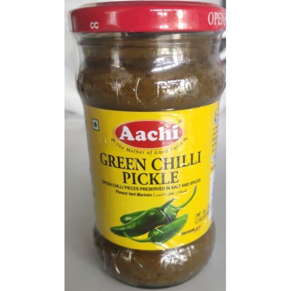 Aachi Green Chilli Pickle - 300g