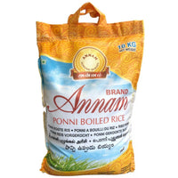 Annam Ponni Boiled Rice/Ponni kogt ris - 10 kg